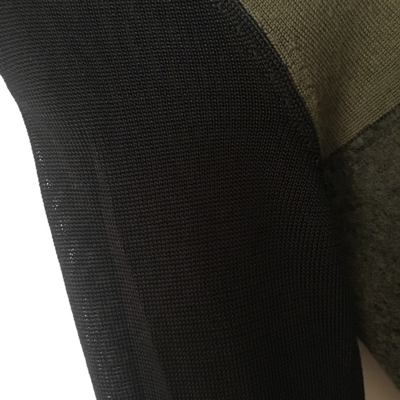 Rag & Bone Army Green And Black Sweater Top - Picture 6 of 8